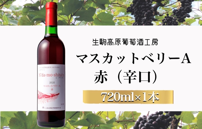 【高原のフレッシュワイン】マスカットベリーA（赤・辛口）